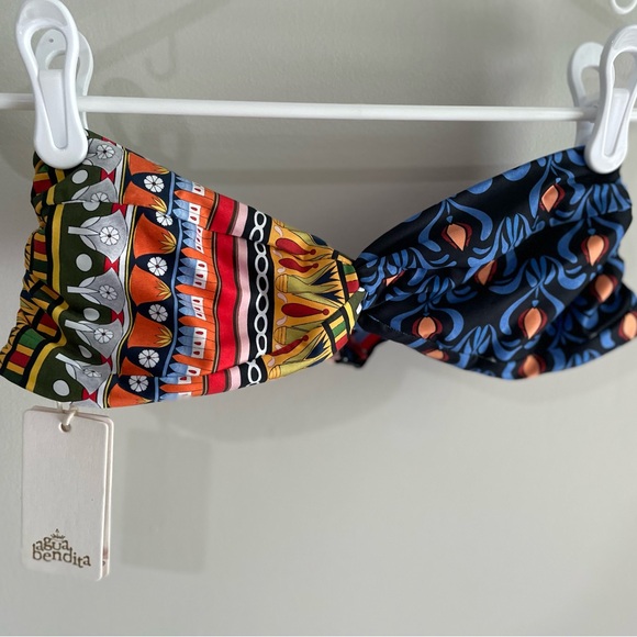 Agua Bendita Stacy Menfis Bikini Set - Bandeau Top/ Bottom - Sizes S/XS - NWT! - Picture 6 of 12